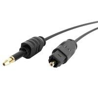 startechcom thin toslink to miniplug digital audio cable 18m