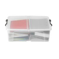 strata smart storage box 50l clear