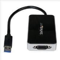 StarTech.com USB 3.0 to VGA External Video Card Multi Monitor Adapter with 1-Port USB Hub - 1920x1200