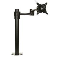 Stream single desk mount height adjustable for screens up to 23" ma