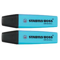 stabilo boss pen blue 703110 10 pack