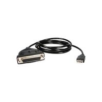 startechcom 6 ft 2m usb to db25 parallel printer adapter cable 2 meter ...