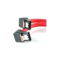 startech latching sata cable mm both right angled ends 18quot