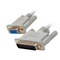 Startech Serial Null Modem Cable DB-9 (F) To DB-25 (M) - 3 m
