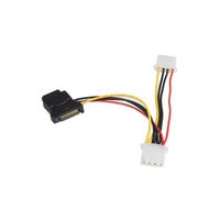 startechcom sata to lp4 power cable adapter with 2 additional lp4