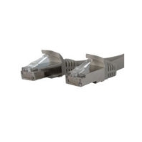 StarTech.com Shielded Cat6a Molded STP Patch Cable 2.1m Grey