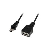 StarTech.com Mini USB 2.0 Cable 0.3m Black