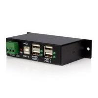 startechcom mountable 4 port rugged industrial usb hub