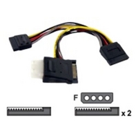 StarTech SATA to LP4 with 2x SATA Power Splitter Cable