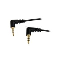 StarTech.com Slim 3.5mm Right Angle Stereo Audio Cable 0.9m Black