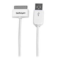startechcom 1m 3 ft applereg 30 pin dock connector to usb cable for ip ...