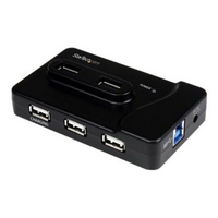 StarTech.com 6 Port USB 3.0 / USB 2.0 Combo Hub with 2A Charging Port
