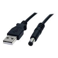 startech usb to type m barrel cable usb to 55mm 5v dv cable 2m