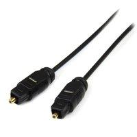 startech 15 feet thin toslink digital optical spdif audio cable