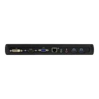 StarTech.com Universal USB 3 Laptop Docking Station Dual Video HDMI DVI VGA