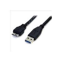 StarTech.com 0.5m (1.5 feet) Black SuperSpeed USB 3.0 Cable A to Micro B - M/M