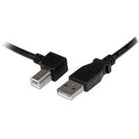 startechcom 3m usb 20 a to left angle b cable mm