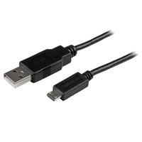 StarTech 0.5m Mobile Charge Sync Usb To Slim Micro Usb Cable For Smartphones And Tablets - A To Micro B
