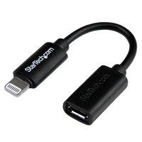 StarTech.com Black Micro USB to Apple® 8-pin Lightning Connector Adapter for iPhone / iPod / iPad