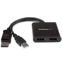 startechcom mst hub displayport to 2x displayport