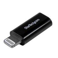 Startech.com Apple 8-pin Lightning Connector To Micro Usb Adapter For Iphone / Ipod / Ipad (black)