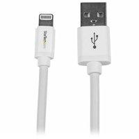 Startech.com 2m (6ft) Long White Apple 8-pin Lightning Connector to USB Cable for iPhone / iPod / iPad