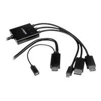 StarTech HDMI, DisplayPort or Mini DisplayPort to HDMI Converter Cable - 2 m (6 ft.)
