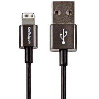 Startech.com Premium Apple Lightning to USB Cable with Metal Connectors - 1 m (3 ft.) - Black