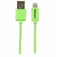 Startech.com (1m/3 Feet) Green Apple 8-pin Lightning Connector To Usb Cable For Iphone / Ipod / Ipad