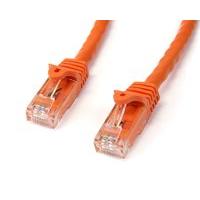 startechcom orange gigabit snagless rj45 utp cat6 patch cable patch co ...