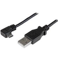 StarTech Slim Micro Usb 3.0 Cable - M/m - Left-angle Micro-usb - 0.5m (20in)