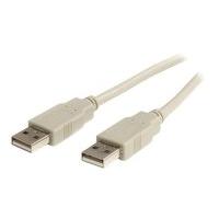 startechcom 6 ft beige a to a usb 20 cable mm