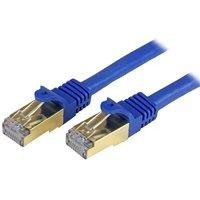 Startech.com 14ft Blue Shielded Snagless 10 Gigabit Cat 6a STP Patch Cable