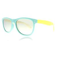 Stella McCartney Kids 0005S Sunglasses Light Blue Yellow Gold 49mm