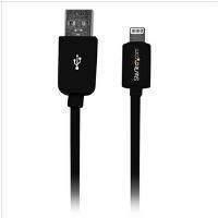 StarTech.com (2m) Long Black Apple 8-pin Lightning Connector to USB Cable for iPhone iPod iPad