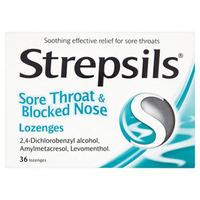 Strepsils Sore Throat & Blocked Nose 36s