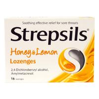 Strepsils Honey & Lemon 16s