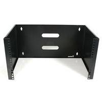 startechcom 6u 12in deep wall mounting bracket for patch panel