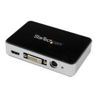 startechcom usb 30 video capture device hdmi dvi vga component hd vide ...
