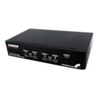 startechcom 4 port usb displayport kvm switch with audio