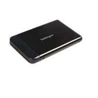 StarTech.com 2.5in Black USB 2.0 External Hard Drive Enclosure for SATA HDD