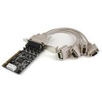 startechcom 4 port rs232 pci serial card adapter with power output