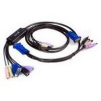 Startech 2 Port Kvm Switch With Audio In - Integrated USB & VGA Cables Uk