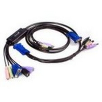 startech 2 port kvm switch with audio in integrated usb amp vga cables ...