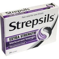 Strepsils Extra Blackcurrant (24)