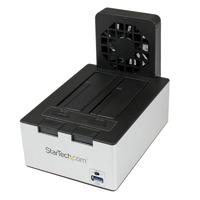 startechcom usb 30 dual sata hdd dock w fast charge usb hub uasp and f ...