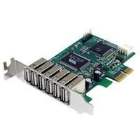 StarTech.com 7 Port PCI Express Low Profile High Speed USB 2.0 Adapter Card