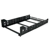 StarTech.com 3U Fixed 19 Adjustable Depth Universal Server Rack Rails