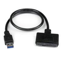 startechcom usb 30 to 25quot sata iii hard drive adapter cable w uasp  ...