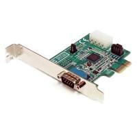 startechcom 1 port native pci express rs232 serial adapter card with 1 ...